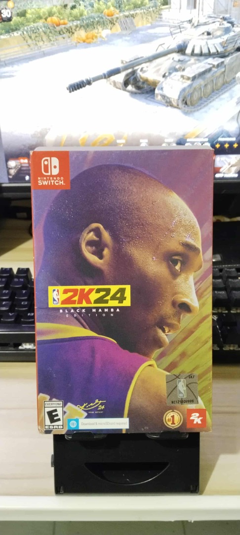 Nintendo Switch 2k24 Black Mamba Edition ( Used Code ), Video Gaming ...