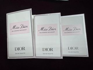 包郵!共3支 Miss Dior blooming bouquet eau de toilette perfume 香水試用裝旅行裝 natural spray sample travel size64239722475394110