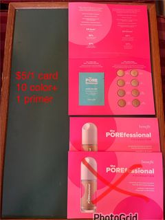 $5/1 card - pore benefits 8 color foundation plus 1 pk primer64234002797442110