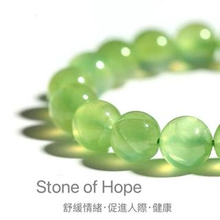 🍃南非天然葡萄石8mm~13mm翡翠綠色水晶手串手鏈64236505673090110