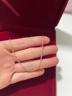 925純銀 蕭邦鏈  鍍金項鍊 長度16寸64237565260675110