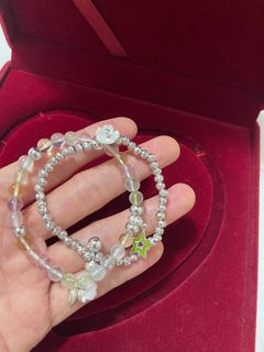 925純銀 水晶手鏈 雙圈64234490103043110