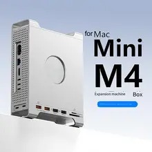 9-in-1 Docking Station Alloy Solid State Disk Hub Expansion Dock With NVME SSD Support USB 3.2 For Mac Mini-M4 Laptop Accessory64234842179330110