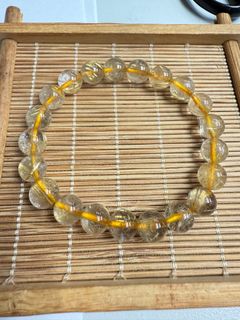 特價-天然金髮晶鈦晶手串9mm64239408531073110