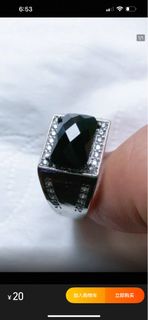 黑翡男士戒指64233369153794110