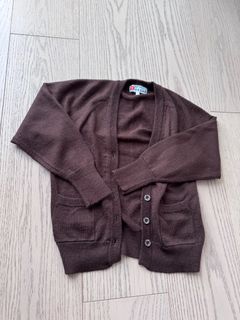 香港女童軍棕色針織外套64234319954177110