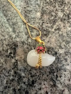 羊脂白玉葫蘆吊墜項鍊64235361671683110