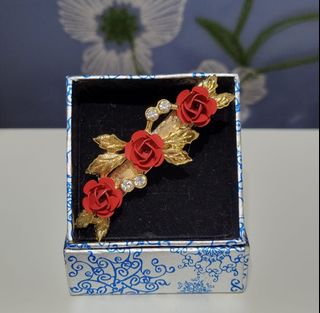 紅色玫瑰花髮夾64235361830659110