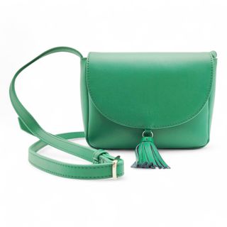 綠色真皮斜挎包64236505084163110