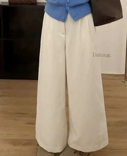 白色闊腿褲64239068139905110