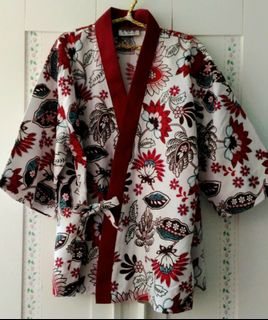 印花和服外套64239067929474110