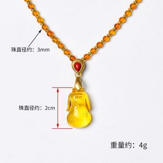 蜜蜡项链锁骨链64240421149571110