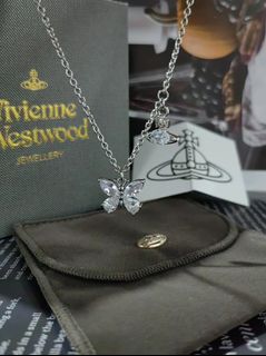 🌟Official Website Authorized Seller🌟 New Westbury Sparkling Rhinestone Butterfly Necklace64241108256514110