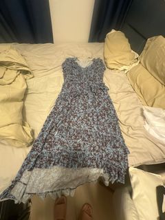 藍色碎花長裙64241107005441110