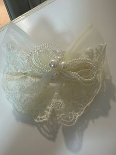 韓國製珍珠蕾絲髮夾64241448905857110