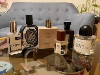 Clear various perfumes64241449120641110