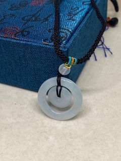 Myanmarđ˛đ˛ Jadeite A+đ Mother-Child Peace Pendant đżđ¤64242679123585110