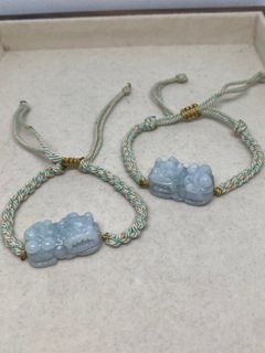 Myanmar🇲🇲 Jadeite🅰️🌟 Pixiu Wealth Attracting Bracelet📿64242679205378110