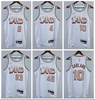 🏆 23賽季 Cavaliers City Edition NBA jersey #2 Irving #10 Garland #23 james  #45 MITCHELL #4 Mobley 波衫 球衣 籃球衫64240917378945110