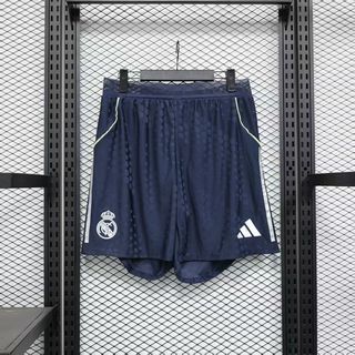 皇馬 25-26 Real Madrid away player version shorts  波褲64242681377153110