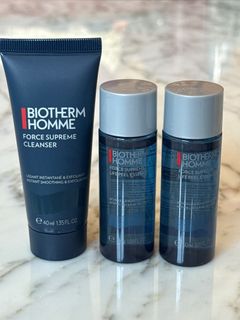 💙 全買$50 BIOTHERM 碧歐泉緊緻淡紋潔面霜Force Supreme Cleanser 40ml Force Supreme Life Essence 藍鑽煥膚精華水64234842467715110