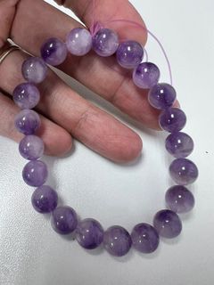 Super, super, super value for money 9mm+ purple super 7 bracelet (dark color, with hair)64234490289795110