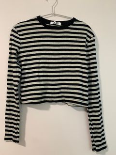 全新無吊牌 間條上衣64236714230145110