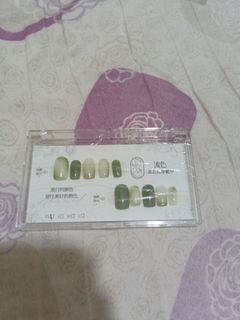 流色 綠色系美甲片64239925948803110