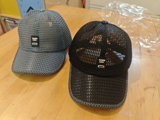 透氣網眼棒球帽 黑色/灰色64245519516803110