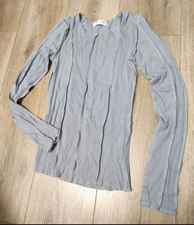 韓國襯衫 霧藍色 全彈性64240105343489110