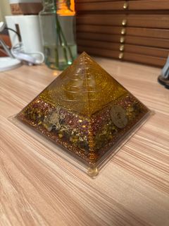 能量金字塔 虎眼石 黃銅64241448842113110