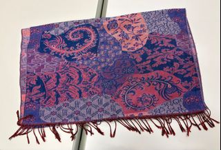 買野免費送:雲南 民族 紫藍紅色 大披肩64241108457601110