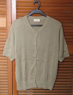 日系 淺啡色 開鈕 短袖 外套64235213610497110