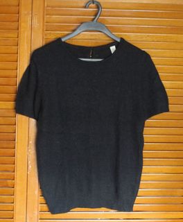 女裝 黑色 圓領 短袖 冷衫 上衣64235213185923110