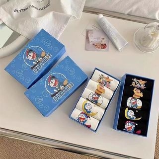 叮噹 襪 套裝 短襪 船襪 socks 多啦a夢 Doraemon 公仔 卡通 生日禮物 送禮 實用 靜香 大雄 胖虎 小夫64235212644355110