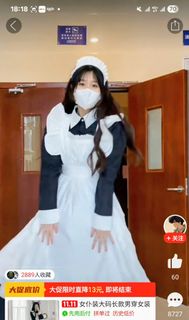 女仆装 长袖连衣裙。萬聖節打扮 Halloween 女僕裙XL碼64239251656705110