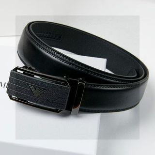 💎品質保障💎阿瑪尼 Armani 鏤空磨砂面自動扣皮帶64233523794179110