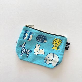 日本 Dick Bruna Miffy 淺藍色帆布 收納袋64236505212163110
