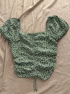 綠色花花上衣 Floral top64234489381889110