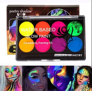 萬聖節 Halloween 化妝 彩繪 螢光 Poetry Shadow 水性螢光臉部 身體 彩繪64237769768067110