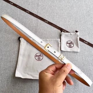 🌟Official Website Authorized Merchant🌟 Hermès Kelly Women's Slim Belt, 1.5cm Wide64237119005697110