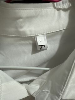 白色長袖襯衫 L 碼64240587408515110