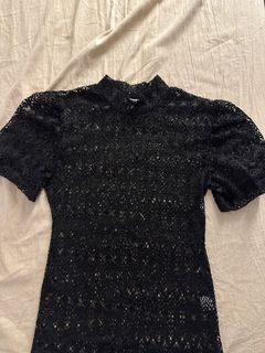 黑色蕾絲上衣 Lace Top 打底衫64234489456513110