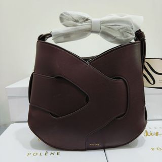 法国 Poleno 編織托特包牛皮扭結款可手提斜挎手袋64235515764610110