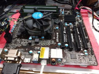 板 RAM CPU 組合:ASRock B75 Pro39-M / INTEL i5 3470 /  4GB DDR3 RAM 4條64244796505731110