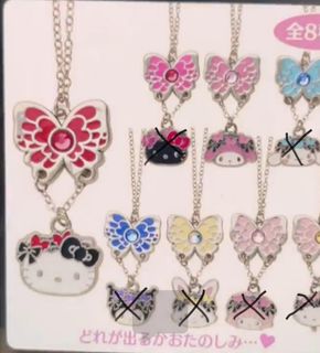 日本 Sanrio 蝴蝶設計系列 頸鏈盲盒64235807350146110