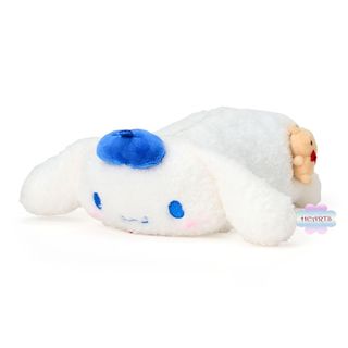 日本直送 Sanrio Cinnamoroll 玉桂狗 畫家毛帽系列 絨公仔配熊仔 收納袋 化妝袋 玩具    #C202510055  (現貨)64235361330051110