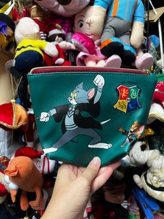 平售現貨 日本Tom&Jerry x Harry Potter系列 化妝袋收納包 食物雜物袋 收藏品精品 貓和老鼠64244270766723110