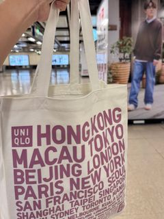 (換顏色) Uniqlo 城市限定版 帆布袋64241448445571110