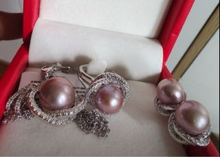 A+天然粉紫色珍珠64242862656769110